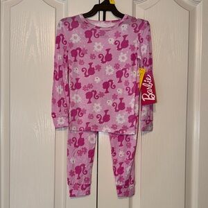 Barbie Print Kids Toddler 2 pieces Pajamas Size 3T New